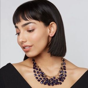 Navy Statement Necklace